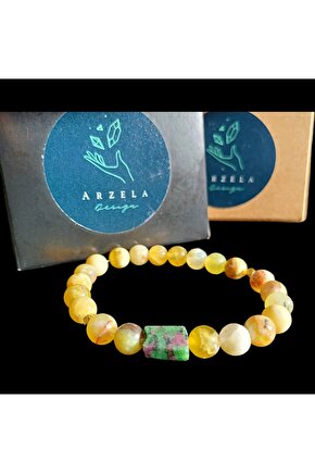 Doğal Taş  OPAL ve ANYOLİT BİLEKLİK