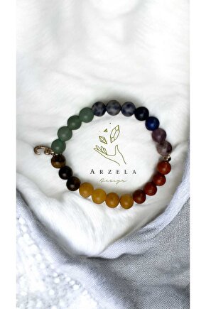 Doğal Taş 7 ÇAKRA BİLEKLİĞİ (Zihin Beden Kalp)