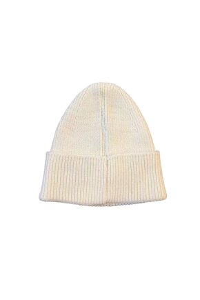 Çocuk Dokuma Triko Bere - Bej