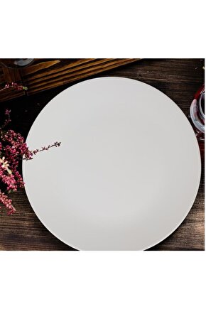 Tabak Ege Servıs 26 Cm Transparan Beyaz 021 A