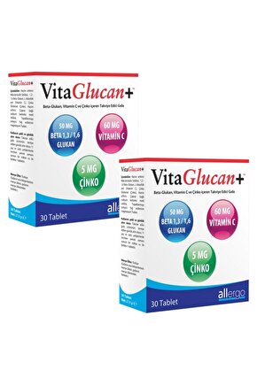 2 Adet Vitaglucan+ 30 Tablet |