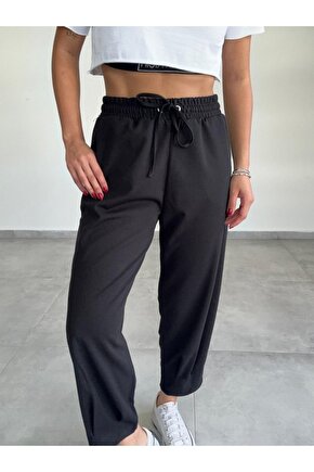 Kadın Dalgıç Krep Full Likralı Paçası Pens Detay Pantolon