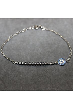 Kadın Gümüş Taşlı Bileklik