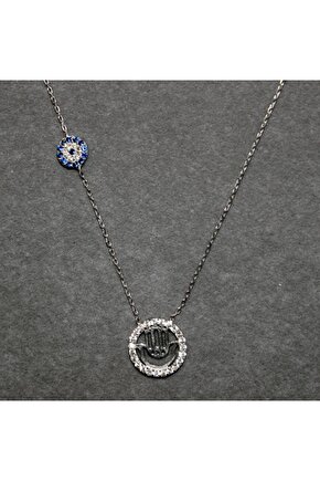 Taşlı Fatma Eli Kolye