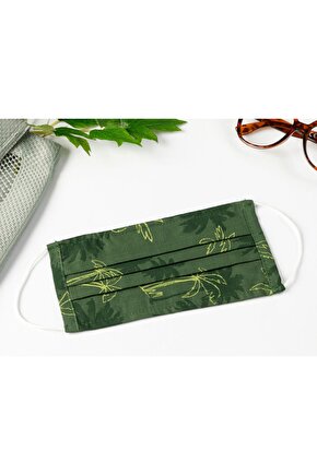 Palms Pamuk Maske 9,5x18 Cm Koyu Yeşil