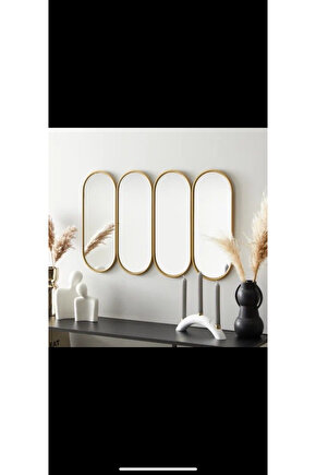 80x70 cm Oval Konsol Aynası  Lüks Set Ayna