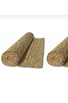 Doğal Bambu Kamış Hasır Çit Gölgelik 3 Metre X 5 Metre