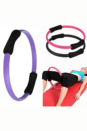 Pilates Çemberi Sünger Sırt Kol Kalça Bacak ve Pelvik Kasları Geliştirmeye Yardımcı Alet