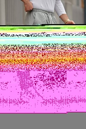 Gökyüzü Moda Erkek Beli Bağcıklı çizgili Pantolon