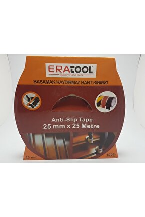 Kaydırmaz Bant Kırmızı 25 Metre 25 Mm