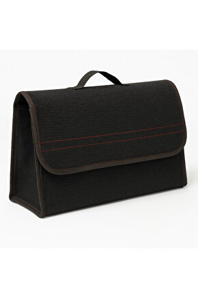 Beylini Premium Keçe Araç Bagaj Organizeri Suya Dayanıklı Pratik Taşınabilir Katlanabilir Siyah