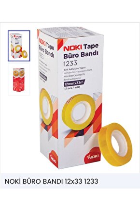 Büro Bandı 12 Mm X 33 M 12li Paket