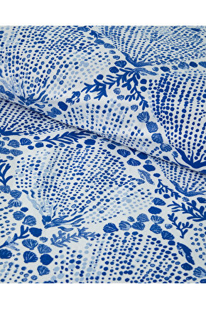 Coastal Treasures King Size Nevresim Seti Mavi