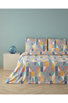 Sea Marine Çift Kişilik Nevresim Seti Kırmızı-Sarı