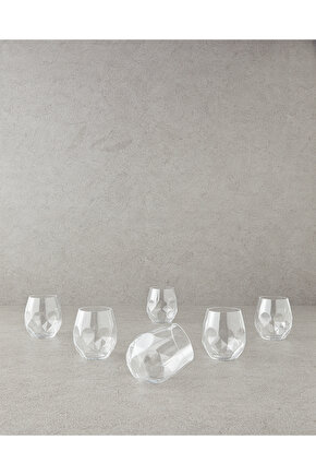Lucienne Kristal 6lı Bardak 380 ml Şeffaf
