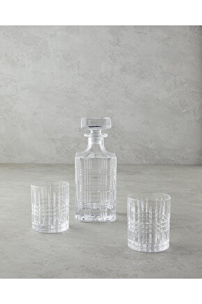 Luxury Kristal 3 Parça Karaf Şeffaf