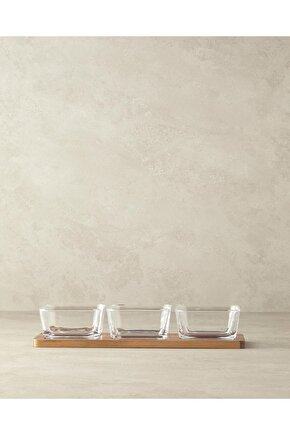 Orient Akasya 4 Parça Sunumluk Koyu Kahverengi