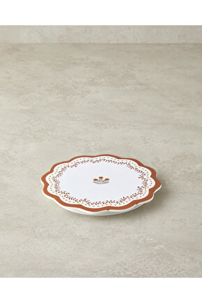 Retro Petite Melamin Nihale Mutfak Gereci 17 cm Beyaz - Turuncu