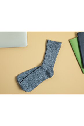 Elegant Pamuk Erkek Soket Çorap 40-44 Lacivert