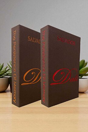 2’li Kumaş Kaplı Kitap Görünümlü Dekoratif Kutu | Hediye & Takı Kutusu