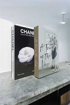 Dekoratif Kitap Görünümlü Kutu 2li Set Decorative Book Looking Box