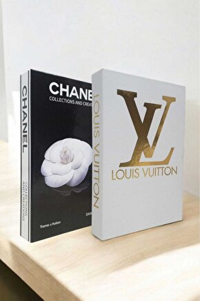 Dekoratif Kitap Görünümlü Kutu 2li Set Decorative Book Looking Box