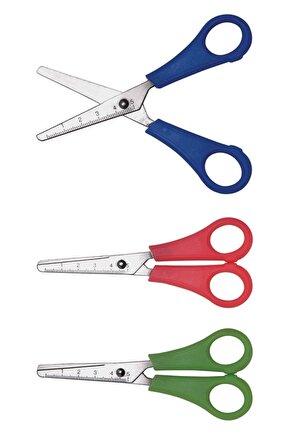 Cetvelli Okul Makası Kampanyalı 3 Adet