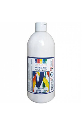 AKRİLİK BOYA 500 ML BEYAZ