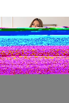 Kadın Uzun Kollu Bisiklet Yaka Desenli Viskon Iki Iplik Elbise