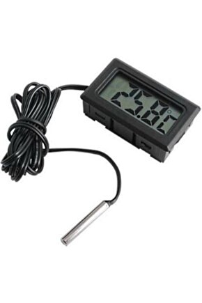 Dijital Ekran Metal Problu Sıcaklık Ölçer Kuluçka Termometre