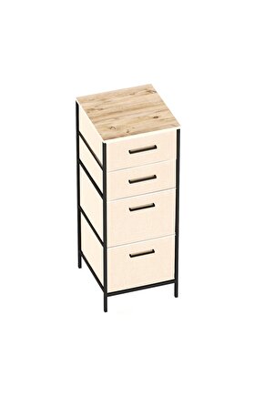 Unisex Bisiklet Yaka Baskılı Oversize T-Shirt - Siyah