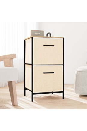 Çok Amaçlı Dolap 2 Çekmeceli Orta Boy Komodin Sehpa