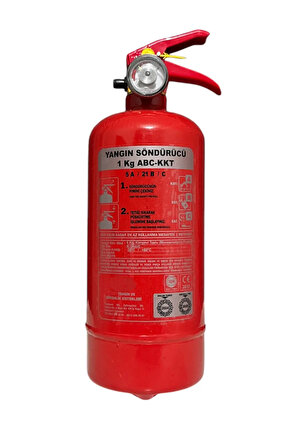 1 Kg Yangın Söndürücü Oto Muayene Uyumlu Araç Yangın Tüpü