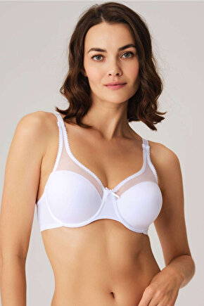 Kadın Balenli Desteksiz Dolgusuz Toparlayıcı Yumuşak Süngerli Günlük Klasik Küçültücü Sütyen (3