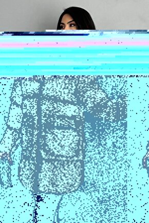 Kadın Kapüşonlu Uzun Şişme Mont Fermuarlı Cepli Kışlık Puffer Mont