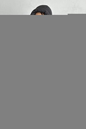 Şişme Kapüşonlu Fermuarlı Mont Su Itici Kapitone Astarlı Kumaş Cepli Kışlık Rahat Kalıp - Saks Mavi