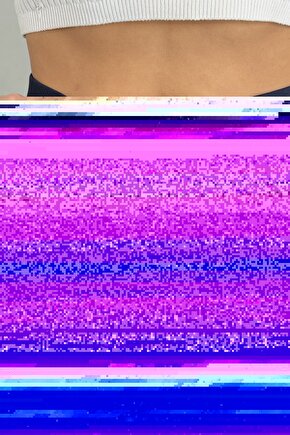 Kadın Açık Mavi Yırtık Mom Fit Kot Pantolon