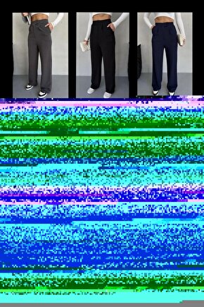 EQURİ Kadın Uzun Kollu Yuvarlak Yaka Blok Renkli Yandan Düğmeli Viskon Bluz