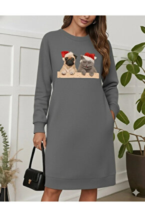 Kadın Uzun Kollu Bisiklet Yaka Desenli Viskon Iki Iplik Bluz