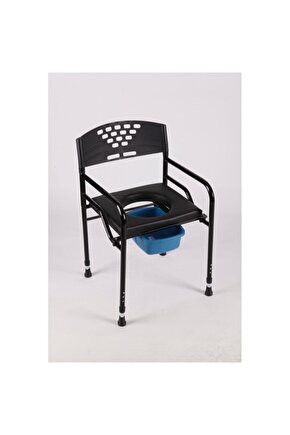 Deri Döşemeli Katlanır Hasta Klozeti Engelli Ve Yaşlı Tuvaleti