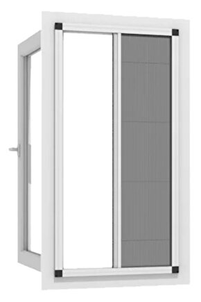 Plise Sineklik Pileli Kapı Ve Pencere Sinekliği Beyaz Renk