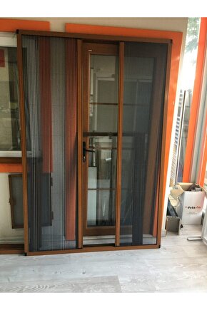 pileli plise sineklik 60x120