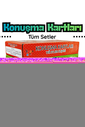 Orijinal Konuşma Kartları - Tüm Setler - Çocuklar için Konuşma Etkinliği Kartları