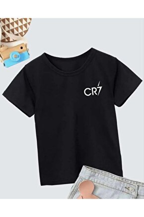 Erkek Çocuk Baskılı T-Shirt - Siyah