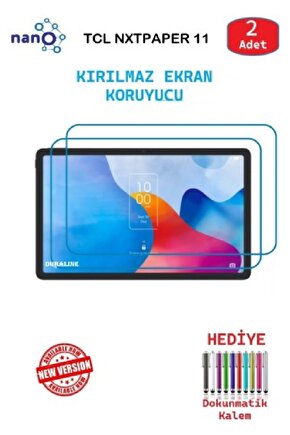 TCL NXTPAPER 11 Uyumlu Nano Ekran Koruyucu 9h Esnek 2 ADET