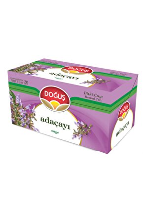 Bitki Çayı Adaçayı Bardak Poşet Çay 20li 12 Adet