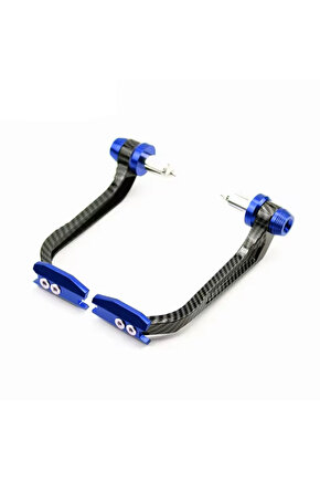 Motosiklet Manet Koruma Takımı Karbon Model Renk Mavi Üniversal