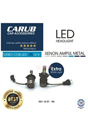 Led Xenon Far Ampülü Şimşek Etkili H4