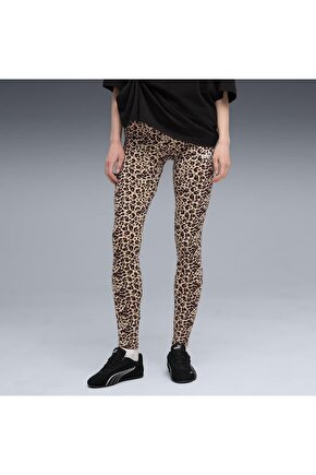 Essentials Animal Print Kadın Tayt