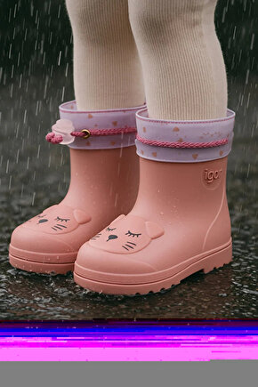 Mendi Gato Borrego İçi Yünlü CC334 Çocuk Yağmur Botu NUDE